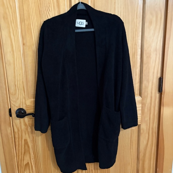 UGG Kallie Cardigan Black Sweater - Picture 1 of 5